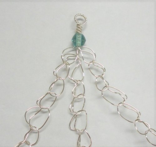 Judy Larson's Wire Crocheted Necklace - , Contemporary Wire Jewelry, Crocheting, wire crocheted necklace